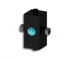 Фильтр-сепаратор шлама Север FS/25 1", квадратный профиль / Грязевик трехкамерный для очистки теплоносителя и воды в системе отопления