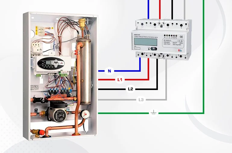 Как подключить электрокотел отопления к трехфазной сети