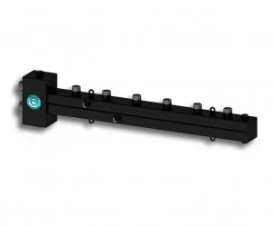 Распределительный коллектор с гидрострелкой Север Т3 (3 контура) до 50 кВт, 1 1/4" x 1" для котла отопления, насосных групп, квадратный профиль