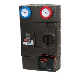 Насосная группа ESBE GRF121 DN25 с смесительным клапаном VRG432 и сервоприводом ARA661 / Система быстрого монтажа под насос 180 мм для отопления