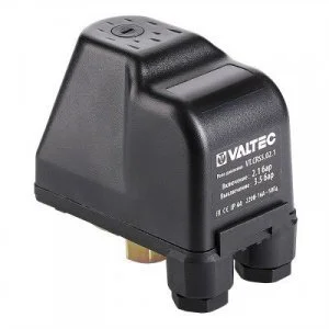 Реле давления воды для насоса 1/4" вн.р. 1-5,3 бар VALTEC 220В / Устройство защиты насосного оборудования от "сухого хода" и перегрева двигателя