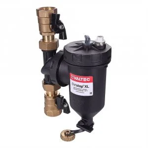 Фильтр-дешламатор магнитный 1 1/4" вн.р. (ДУ 32) промывной VALTEC для очистки воды 500+800 мкм сетчатый с магнитом / Шламоуловитель магистральный