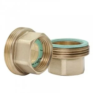 Коллекторные фитинги 1" x 1 1/2" нар-вн ESBE KGT111 (2 шт.) / Комплект резьбовых переходников 25x40 мм для подключения коллектора и насосной группы