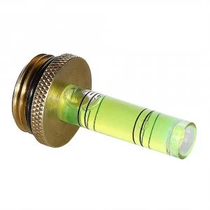 Пробка-уровень 1/2" нар.р. для монтажа водорозеток VALTEC, мини / Пузырьковый нивелир 46 мм для выравнивания угольников при подключении смесителя