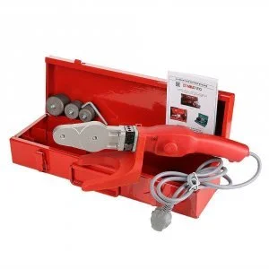 Сварочный аппарат для полипропиленовых труб 20-32 мм, 750 Вт VALTEC Мини / Комплект оборудования для сварки пластиковых труб: паяльник, набор насадок