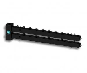 Распределительный коллектор с гидрострелкой Север М6 (6 контуров) до 70 кВт, 1 1/4" x 1" для котла отопления и насосных групп, квадратный профиль