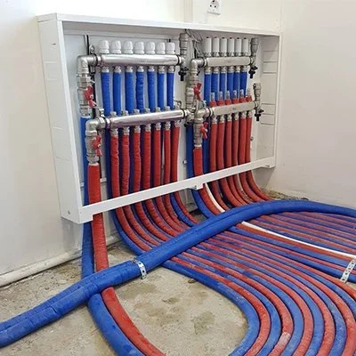 Приводы на гребенке теплого пола