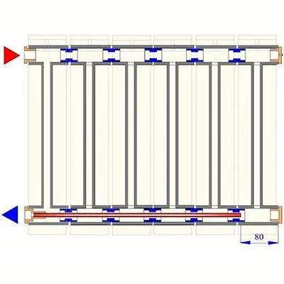 Схема подключения удлинителя потока