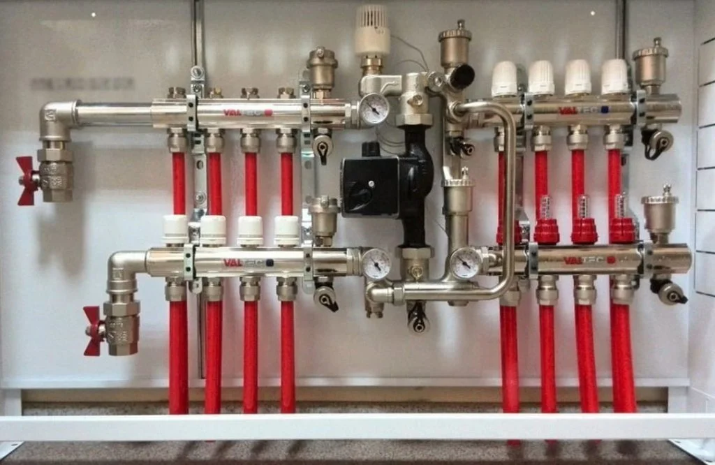 Разводка водяного теплого пола