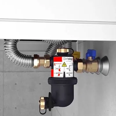 Установка магнитного шламоуловителя