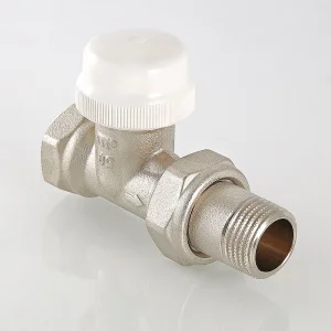 ᐉ Клапан термостатический радиаторный прямой 3/4" вн-нар VALTEC / Регулирующий кран для подключения радиатора отопления с полусгоном ✔️ фото | ⏩ Pro-Greem