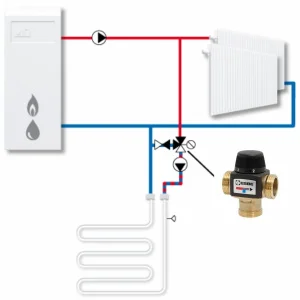 ᐉ ESBE VTA572 (31702100) t 20-55 C, 1" нар.р., Kvs 4,5 / Термостатический смесительный клапан трехходовой DN25 для системы водяного теплого пола ✔️ фото | ⏩ Pro-Greem