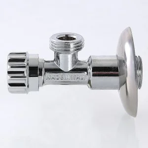 ᐉ Вентиль 1/2" х 3/8" нар.р. VALTEC угловой, с декоративной чашей / Латунный кран для подключения сантехники, стиральной машины с гибкой подводкой ✔️ фото | ⏩ Pro-Greem