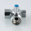 ᐉ Тройник 1/2"х3/4"х1/2" вн-нар VALTEC с шаровым краном для подключения сантехники, посудомоечной и стиральной машины с гибкой подводкой под штуцер VT.256.N.04 ✅ фото | VALTEC ⭐ Pro-Greem