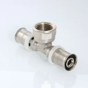 ᐉ Тройник переходной 20 мм x 1/2" вн.р. x 20 мм VALTEC / Пресс-фитинг для присоединения труб из сшитого полиэтилена и металлопластика 20 (2,0) ✔️ фото | ⏩ Pro-Greem