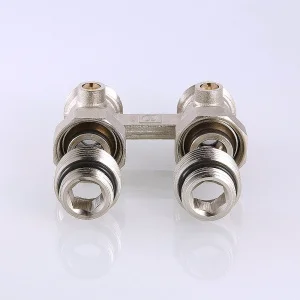 ᐉ Узел нижнего подключения 1/2"х 3/4" Евроконус с адаптером на 1/2" VALTEC прямой для радиатора, межосевое расстояние 50 мм ✔️ фото | ⏩ Pro-Greem