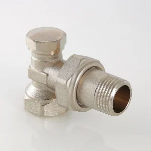 ᐉ Клапан настроечный радиаторный 1/2" вн-нар VALTEC угловой / Регулирующий вентиль на обратку для подключения радиатора отопления с полусгоном ✔️ фото | ⏩ Pro-Greem