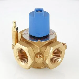 ᐉ Трехходовой смесительный клапан 1 1/4" вн.р. Kvs 16.91 VALTEC / Разделительный термоклапан для системы отопления с возможностью установки привода ✔️ фото | ⏩ Pro-Greem