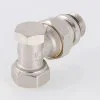 ᐉ Клапан настроечный радиаторный 1/2" вн-нар VALTEC угловой / Регулирующий вентиль на обратку для подключения радиатора отопления, VT.019.NR.04 VT.019.NR.04 ✅ фото | VALTEC ⭐ Pro-Greem