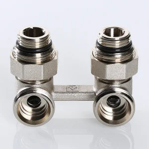 ᐉ Узел нижнего подключения 1/2"х 3/4" Евроконус с адаптером на 1/2" VALTEC угловой для радиатора, межосевое расстояние 50 мм / Мультифлекс для батарей ✔️ фото | ⏩ Pro-Greem