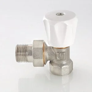 ᐉ Клапан радиаторный угловой 1/2" вн.-нар. Kvs 0,5-2,2 VALTEC ручной / Компактный регулирующий вентиль ДУ 15 для радиатора отопления с полусгоном ✔️ фото | ⏩ Pro-Greem