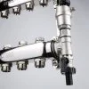 ᐉ Коллектор НЕРЖ 1" х 7 вых. 3/4" Евроконус с регул. и балансир. клапанами VALTEC / Распределительная гребенка из нержавеющей стали для отопления VTc.588.EMNX.0607 ✅ фото | VALTEC ⭐ Pro-Greem