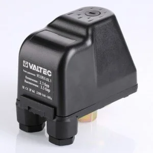 ᐉ Реле давления воды для насоса 1/4" вн.р. 1-5,3 бар VALTEC 220В / Устройство защиты насосного оборудования от "сухого хода" и перегрева двигателя ✔️ фото | ⏩ Pro-Greem