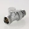 ᐉ Клапан настроечный радиаторный 1/2" x 3/4" Евроконус прямой VALTEC / Регулирующий вентиль с полусгоном на обратку для подключения радиатора отопления VT.020.NER.04 ✅ фото | VALTEC ⭐ Pro-Greem
