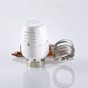 ᐉ Термоголовка 20-60 C М30x1,5 VALTEC жидкостная, с выносным накладным датчиком / Термостатическая головка на насосно-смесительный узел теплого пола ✔️ фото | ⏩ Pro-Greem