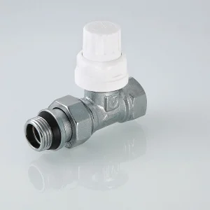 ᐉ Клапан термостатический радиаторный прямой 1/2" вн-нар VALTEC / Регулирующий кран для подключения радиатора отопления с полусгоном, VT.032.N.04 ✔️ фото | ⏩ Pro-Greem