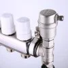 ᐉ Коллектор 10 выходов 3/4" НЕРЖ с регул. клапанами, расходомерами VALTEC 90 С, 9 бар, 1" / Распределительная гребенка для теплого пола, радиаторов VTc.589.EMNX.0610 ✅ фото | VALTEC ⭐ Pro-Greem