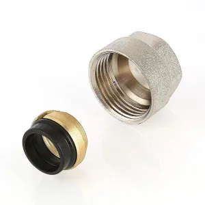 ᐉ Евроконус 3/4" для медных труб 15x1,0 мм VALTEC / Латунный фитинг обжимной с накидной гайкой и резиновым уплотнением для подключения коллектора ✔️ фото | ⏩ Pro-Greem