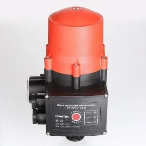 ᐉ Блок автоматики насоса с реле давления 1,5-3 бар VALTEC 220В + манометр / Контроллер управления для защиты насосной станции от сухого хода ✔️ фото | ⏩ Pro-Greem