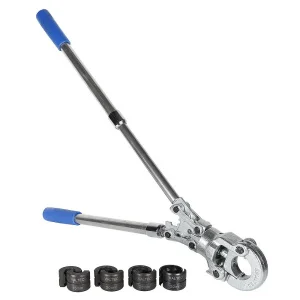 ᐉ Пресс-клещи для обжима металлопластиковых труб 16-20-26-32 мм VALTEC / Ручной обжимной инструмент с насадками-вкладышами для монтажа трубопровода ✔️ фото | ⏩ Pro-Greem