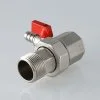 ᐉ Сгон-отсекатель 1" вн.-нар. VALTEC с дренажным краном и накидной гайкой / Американка ДУ 25 для подключения расширительного бака отопления и ГВС VT.537.N.06 ✅ фото | VALTEC ⭐ Pro-Greem