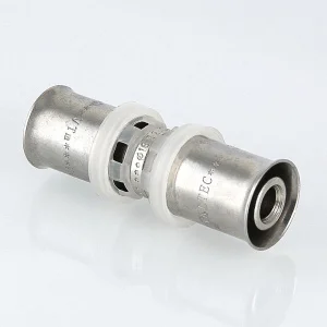 ᐉ Пресс-фитинг прямой 26х26 мм VALTEC для труб из сшитого полиэтилена и металлопластика 26 (3,0) / Латунный соединительный элемент под опрессовку трубы ✔️ фото | ⏩ Pro-Greem