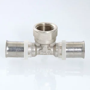 ᐉ Тройник переходной 26 мм x 1/2" вн.р. x 26 мм VALTEC / Пресс-фитинг для присоединения труб из сшитого полиэтилена и металлопластика 26 (3,0) ✔️ фото | ⏩ Pro-Greem