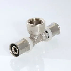 ᐉ Тройник переходной 32 мм x 1 1/4" вн.р. x 32 мм VALTEC / Пресс-фитинг для присоединения труб из сшитого полиэтилена и металлопластика 32 (3,0) ✔️ фото | ⏩ Pro-Greem