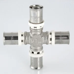 ᐉ Крестовина 16 мм для труб из сшитого полиэтилена и металлопластиковых 16(2,0) VALTEC равнопроходная / Пресс-фитинг для соединения трубопровода ✔️ фото | ⏩ Pro-Greem