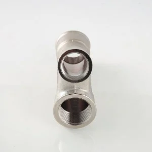 ᐉ Тройник для гильзы термодатчика 1"x1/2" вн.р. VALTEC косой 25 град. / Фитинг для подключения датчика температуры или ввода греющего кабеля в трубу ✔️ фото | ⏩ Pro-Greem