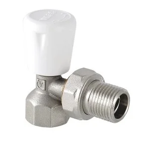 ᐉ Клапан радиаторный угловой 1/2" вн.-нар. Kvs 1,11 VALTEC "МИНИ" ручной / Компактный регулирующий вентиль ДУ 15 для радиатора отопления с полусгоном ✔️ фото | ⏩ Pro-Greem