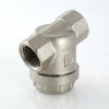 ᐉ Фильтр универсальный сетчатый 1" ВР VALTEC с сеткой 300 мкм, латунный никелированный, 16 бар / Грязевик грубой очистки воды ДУ25 со сливной пробкой VT.386.N.06 ✅ фото | VALTEC ⭐ Pro-Greem