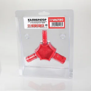 ᐉ Калибратор для м/п труб 26-32-40 мм с ножами для снятия фаски VALTEC / Инструмент для калибрования торца металлопластикового трубы с фаскоснимателем ✔️ фото | ⏩ Pro-Greem