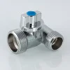 ᐉ Тройник 1/2"х3/4"х1/2" вн-нар VALTEC с шаровым краном для подключения сантехники, посудомоечной и стиральной машины с гибкой подводкой под штуцер VT.256.N.04 ✅ фото | VALTEC ⭐ Pro-Greem