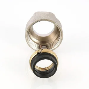 ᐉ Евроконус 3/4" для медных труб 15x1,0 мм VALTEC / Латунный фитинг обжимной с накидной гайкой и резиновым уплотнением для подключения коллектора ✔️ фото | ⏩ Pro-Greem