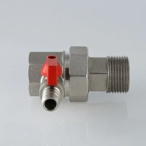 ᐉ Сгон-отсекатель 1" вн.-нар. VALTEC с дренажным краном и накидной гайкой / Американка ДУ 25 для подключения расширительного бака отопления и ГВС ✔️ фото | ⏩ Pro-Greem