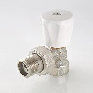 ᐉ Клапан радиаторный угловой 1/2" вн.-нар. Kvs 0,5-2,2 VALTEC ручной / Компактный регулирующий вентиль ДУ 15 для радиатора отопления с полусгоном ✔️ фото | ⏩ Pro-Greem