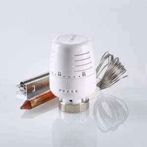 ᐉ Термоголовка 20-60 C М30x1,5 VALTEC жидкостная, с выносным накладным датчиком / Термостатическая головка на насосно-смесительный узел теплого пола ✔️ фото | ⏩ Pro-Greem