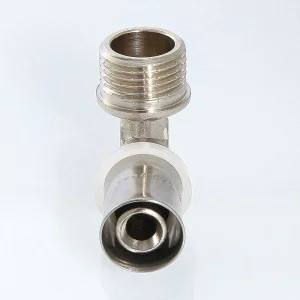 ᐉ Угольник 32 мм х 1" нар. р. VALTEC переходной на резьбовое соединение для подключения труб из сшитого полиэтилена и металлопластика 32 (3,0) ✔️ фото | ⏩ Pro-Greem