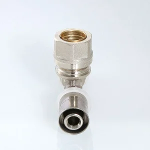 ᐉ Пресс-тройник 20 х 16 х 15 мм (евроконус под обжим металлической трубы) VALTEC / Фитинг для труб из сшитого полиэтилена и металлопласта 16-20(2,0) ✔️ фото | ⏩ Pro-Greem